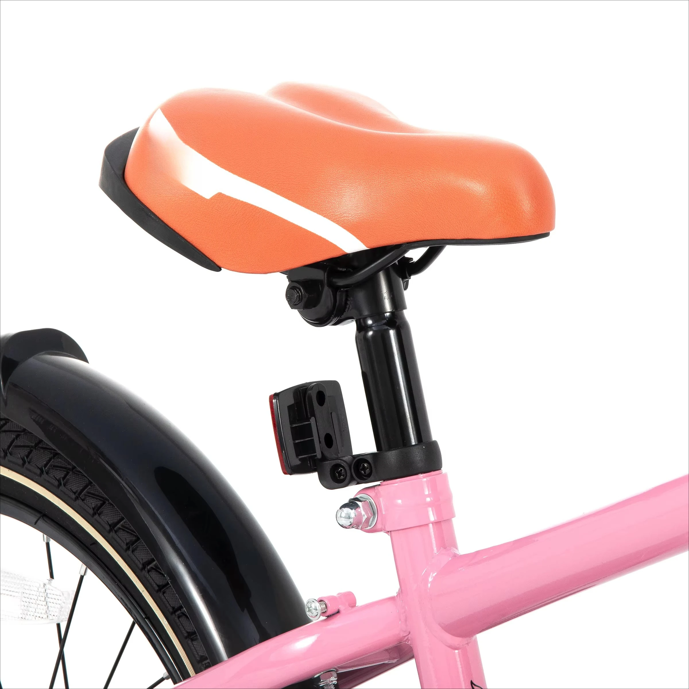 Children's Single Speed Bicycle with Ordinary Pedal Handbrake Training Wheels for Girls Ages 3-12 Years Old