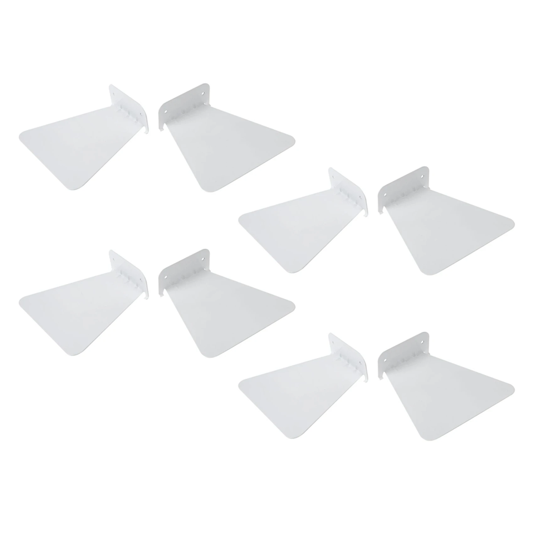 

ABUP-8 шт. современная железная книжная полка настенная невидимая книжная полка для украшения дома плавающая книжная полка (белая)