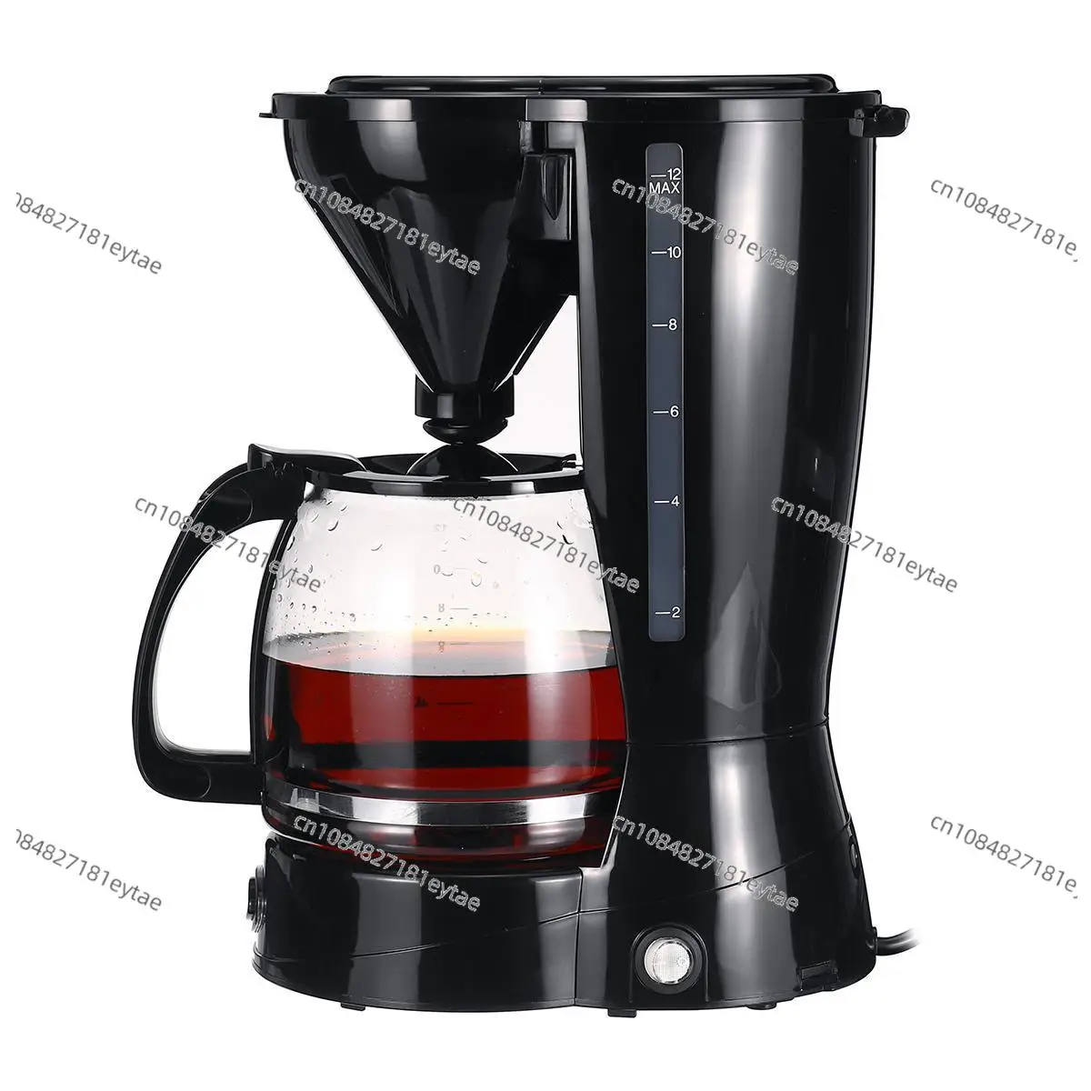 Drip-down Mini Coffee Maker with Pot Home Office Small Coffee Maker