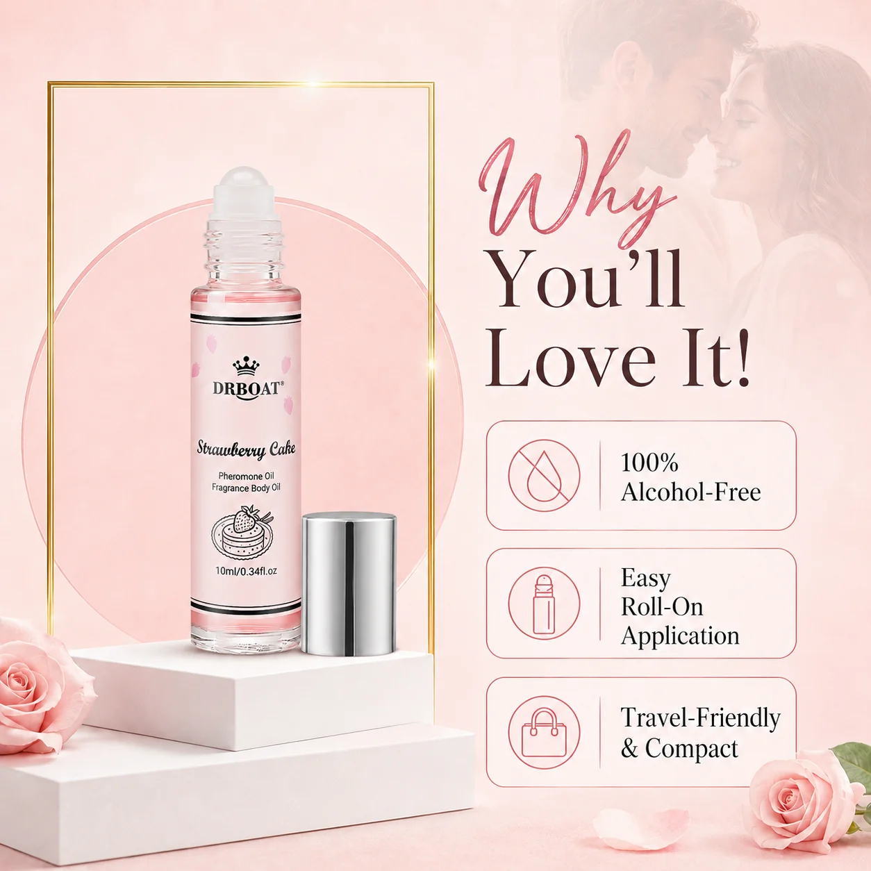 10ML Roll‑On Body Perfume Oil, - Perfume Fragrance Type review and price