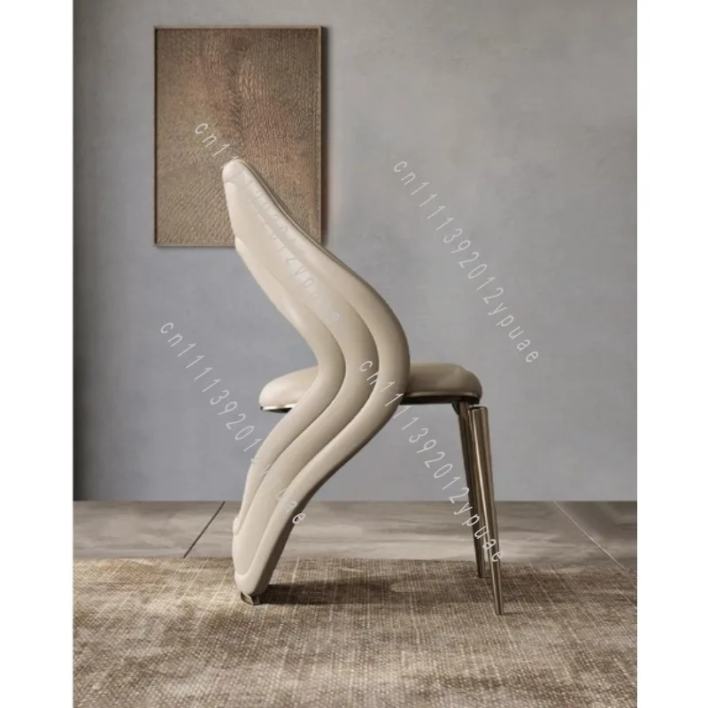 Light Luxury Dining Chair Household High-end Designer Creative High-end Restaurant Chair Negotiation Chair