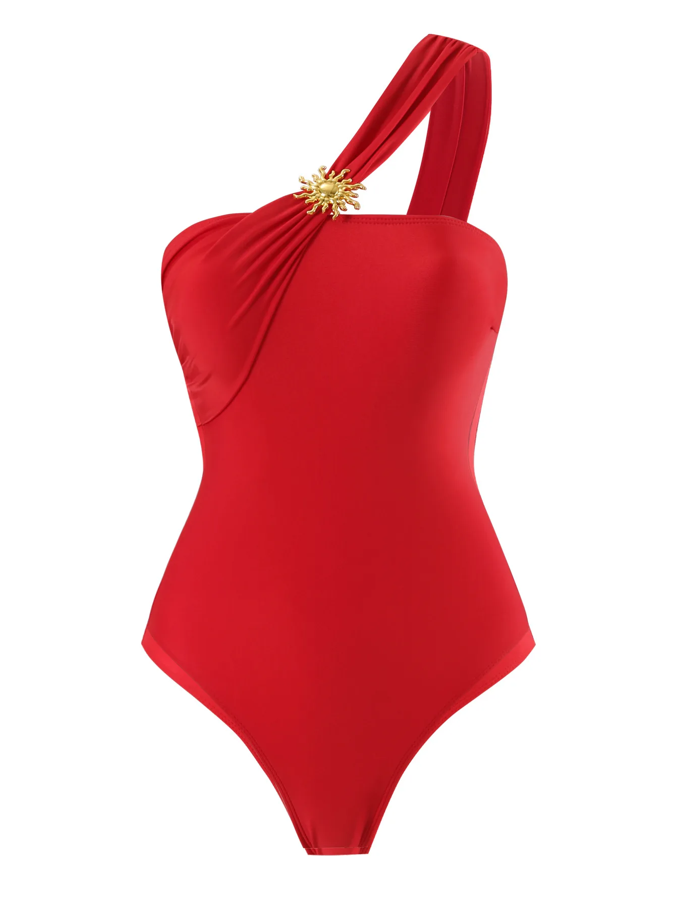 

Summer Solid Color One Piece Swimsuit Tube Top Sexy Beach Style Women's Swimwear Ladies' Clothing Dress