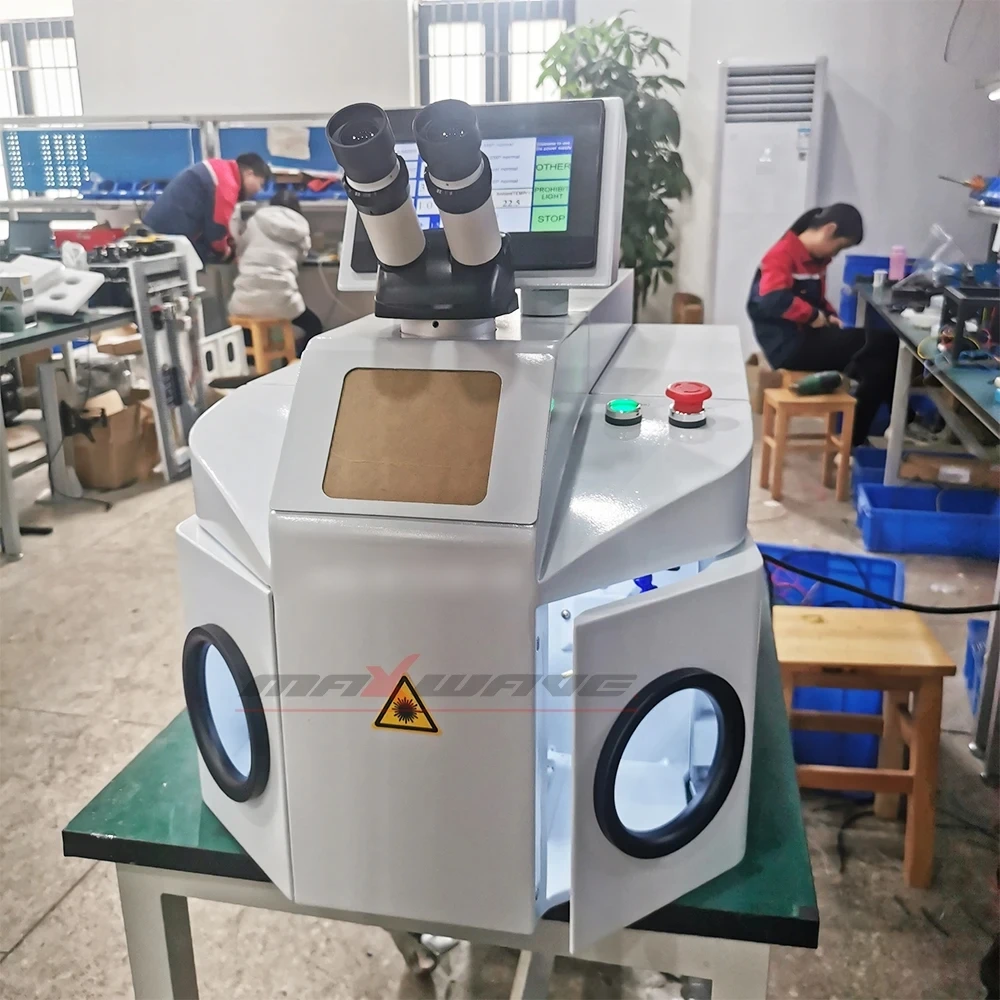 High Power 200w 150J Laser Welder for Ring Gold and Silver Mini Jewelry YAG Laser Welding Machine for Gold Silver