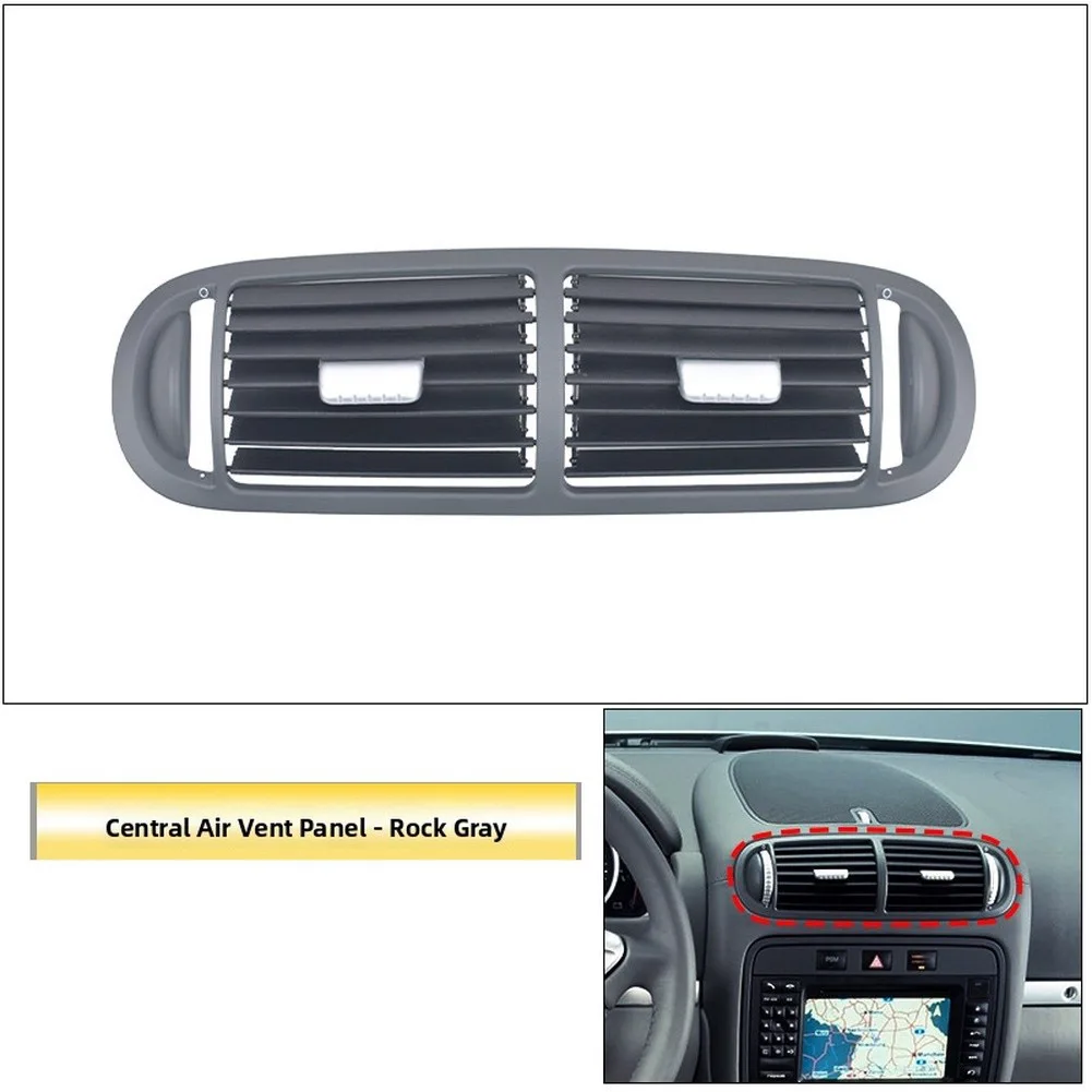 Air Vent Control Switch for Porsche For Cayenne 955 9PA 2003-2009 A/C Outlet Louver Vent Replacement Black PC ABS - view 2