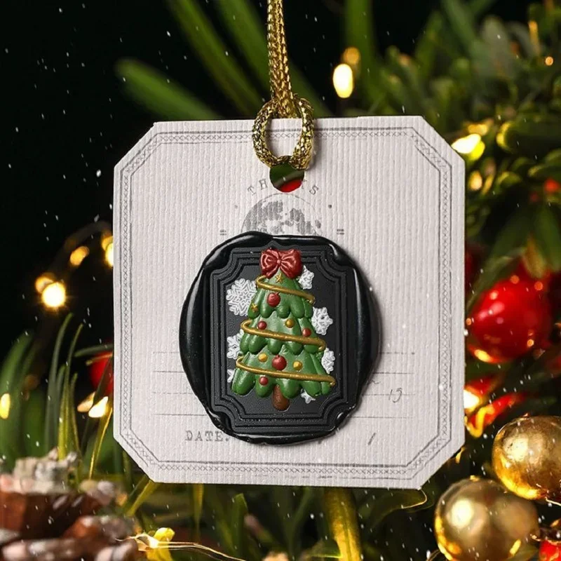 عيد ميلاد سعيد ختم الشمع الرجعية النحاس النحاس ندفة الثلج الرنة ختم DIY بها بنفسك الشمع ختم ختم المغلف ل ختم من الشمع الزفاف HCZ052 #2