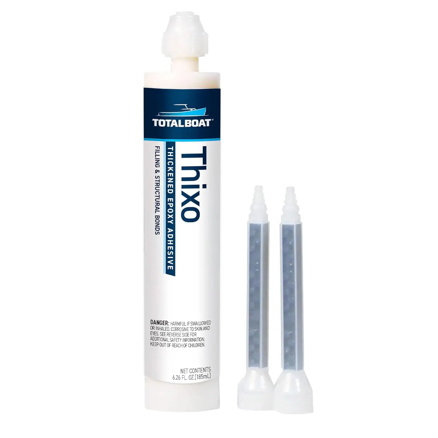 

Thickened Epoxy Adhesive 185ml Cartridge for Bonding, Gluing, Sealing & Filling on Wood, Fiberglass, Metals, Stone & Tile