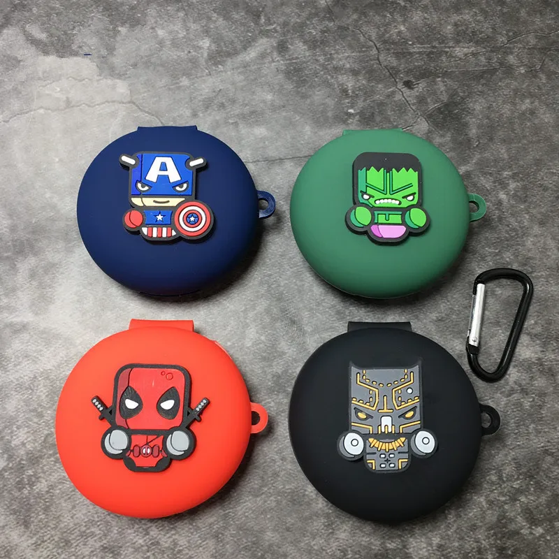 Disney-funda de silicona suave con dibujos animados para OPPO ENCO W31, funda para auriculares inalámbricos con Bluetooth, cargador con gancho