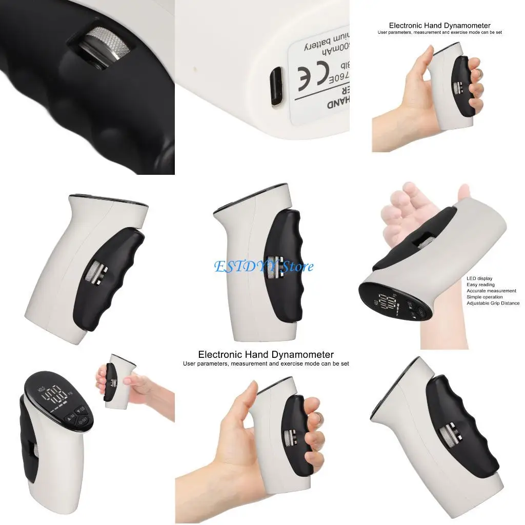 

G6DE Handheld Grip Strength Trainer With Customizable User Biographies 198lb Capacity And Against Slip Handle Everyone Epochs