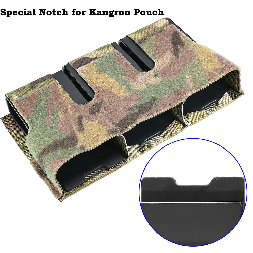 Tactical MAG Insert Nylon Wedge 5.56, inserti per riviste Molle per Mag Pouch Insert 556 762 AR15 Open Top Rifle Magazine Pouches