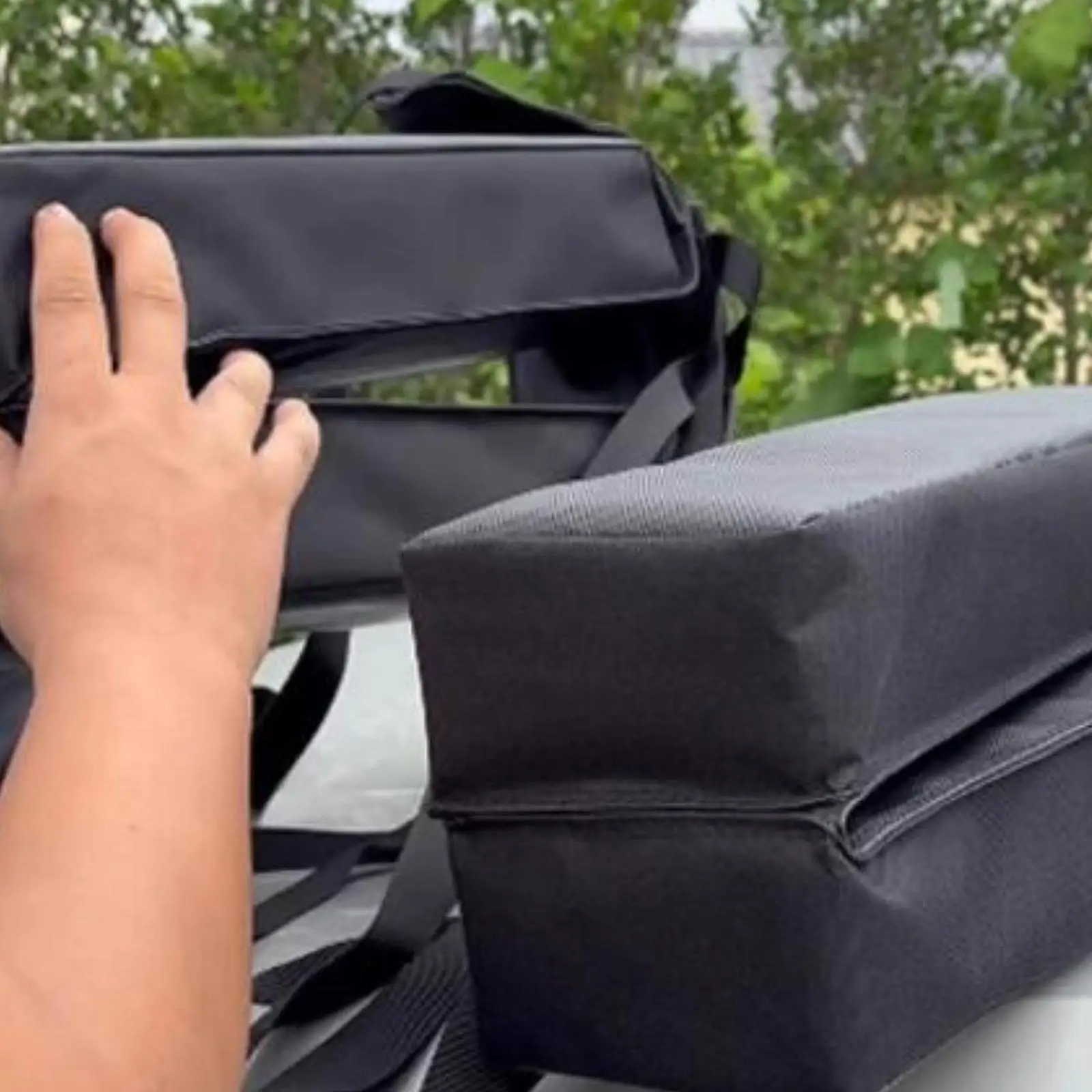 Portaequipajes Multifuncional de Nylon para Kayak, Almohadilla Protectora para Equipaje, Soporte Plegable para Coche, para Tabla de Paddleboard y Tabla de Surf