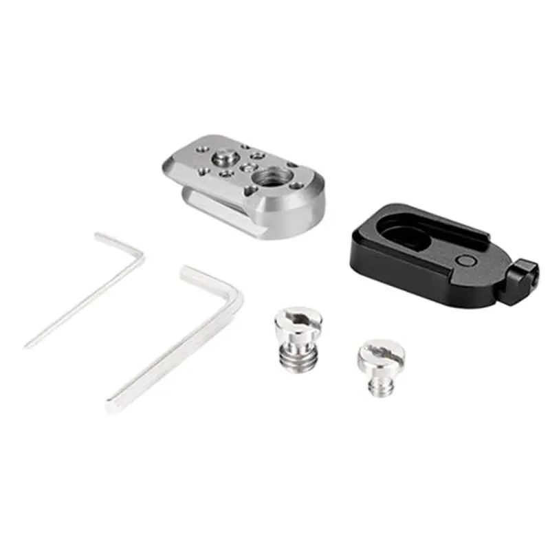 LXYB18B Q-Lock Quick Release Plate Kit Mini Quick Install Kit 1/4 Inch Screw ARRI Locating Pins For Monitor Light B