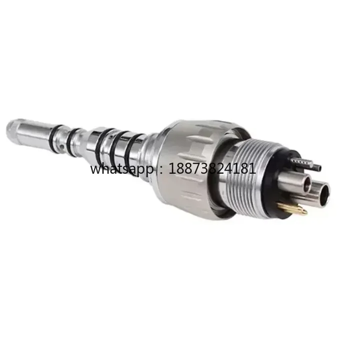 4/6 High Speed Handpiece Quick Coupling Holes Fiber Optical Coupling With Anti-retraction fast shipping