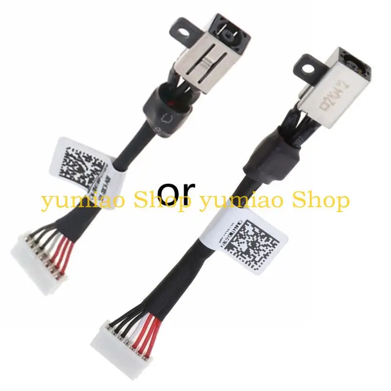 587B Power Interfaces Socket Plugs Charging-Port Wire for XPS 15 9550 9560 Laptop