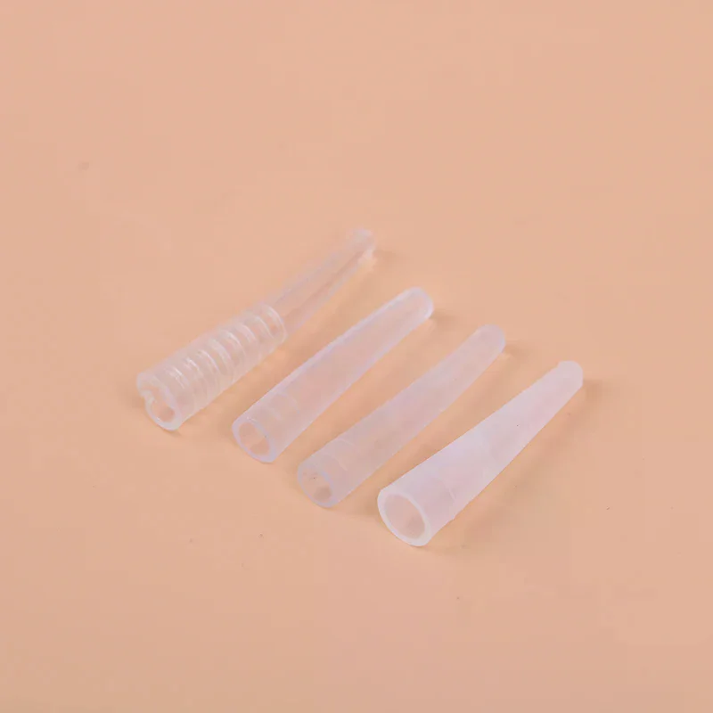 10 stuks enten wimpers tips covers pincet siliconen hoesjes vallen hulp