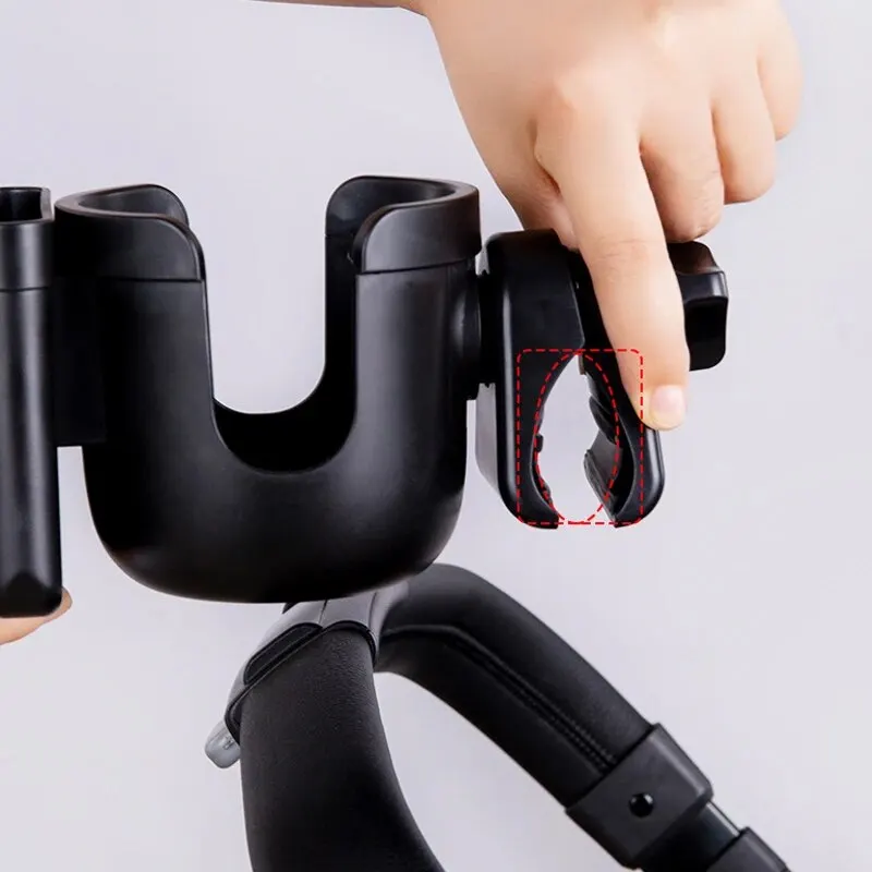 Pram Accessories Cup Holder Mobile Phone Storage Organiser Drink Bottle Cup Holder Portable Stroller Cup Holder