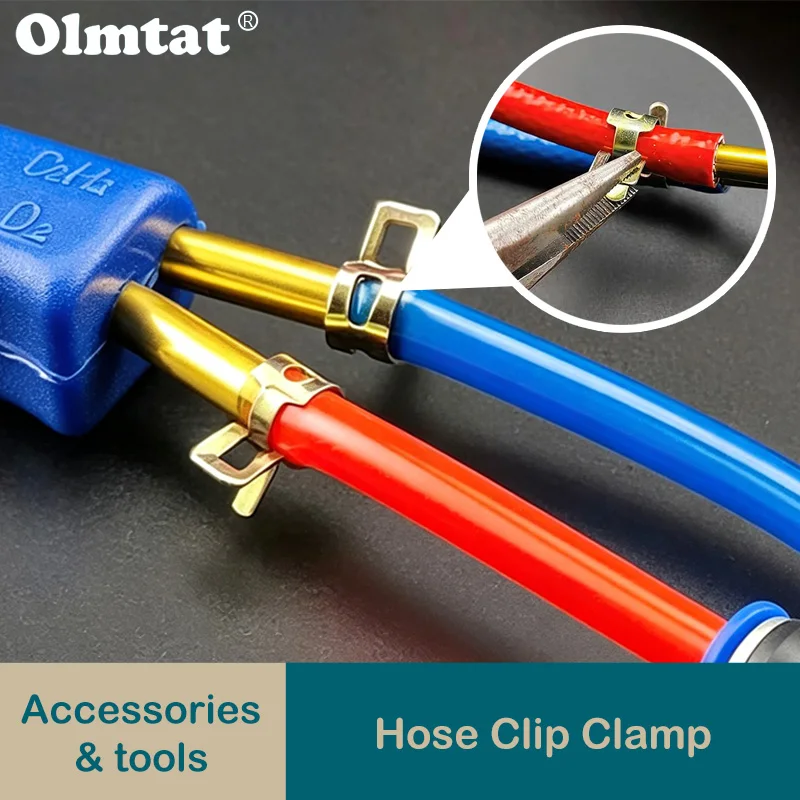 Fuel Water Line Hose Pipe Air Tube Clamps Fastener 4mm 5mm 6mm 7mm 8mm - 25mm Manganese Steel Galvanized Silicon Hose Clip
