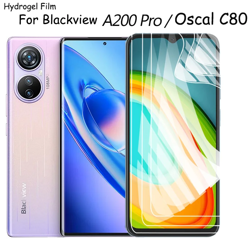 

Hydrogel Film For Blackview A200 Pro Oscal C80 Screen Protector Oscal C 80 protector hidrogel For C80 Oscal Oscal-C80 Clear lamina hidrogel Blackview OscalC80 Blackview A200 Pro Accessories Not Glass