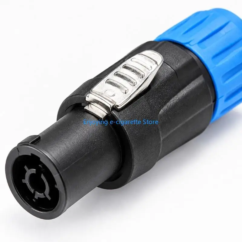 5Pcs Speaker Plugs 4Pole Speaker Connectors Nylon Housing and ABS Tail Section Y4QF