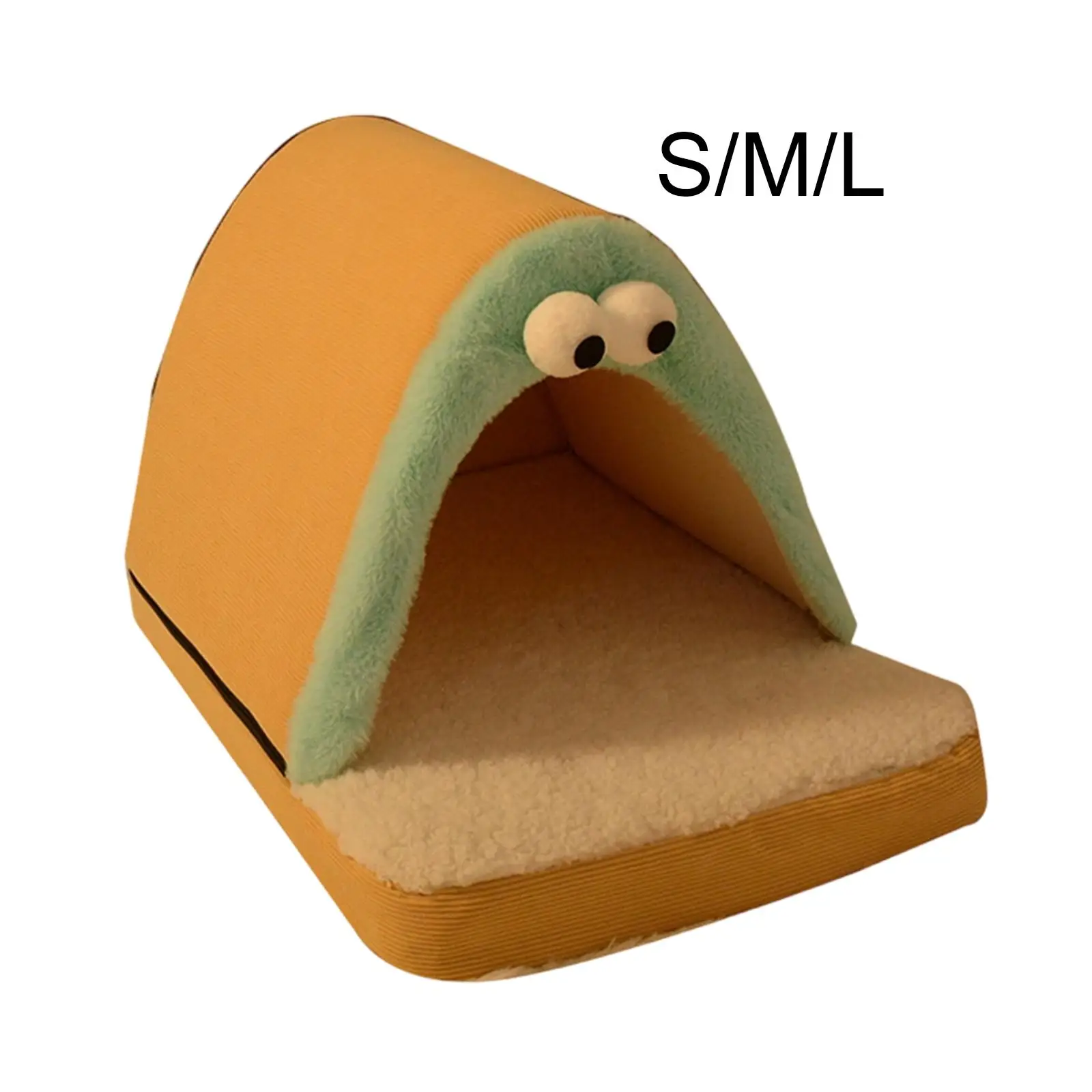 

Уютная лежанка-пещера для кошек и щенков, теплая зимняя лежанка-бревно для домашних животных, утолщенная подушка, укрытие для сна