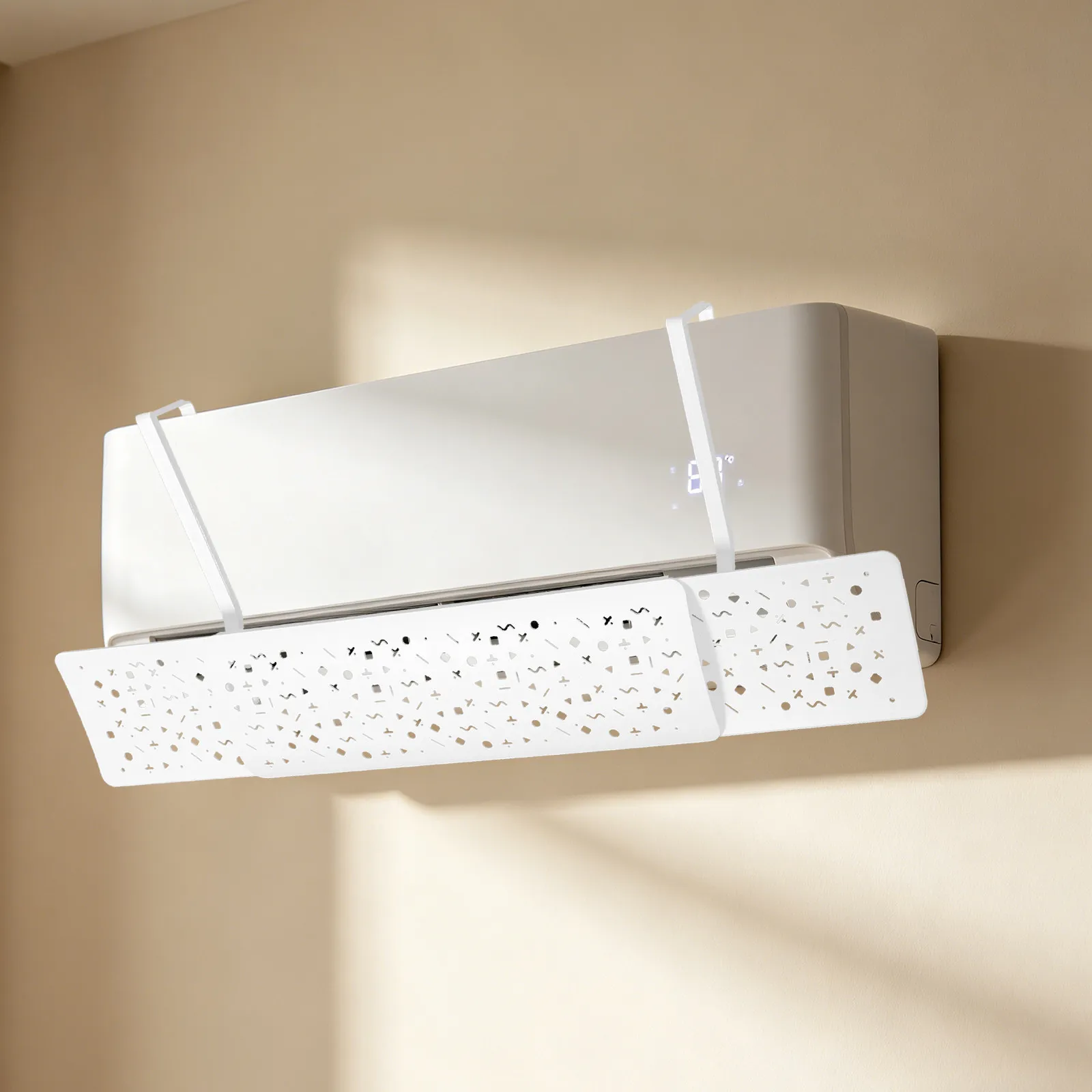 Retractable Adjustable Air Conditioner Deflector Anti Blast Wind Direction Baffle Airflow Control for Wall Vent Ac