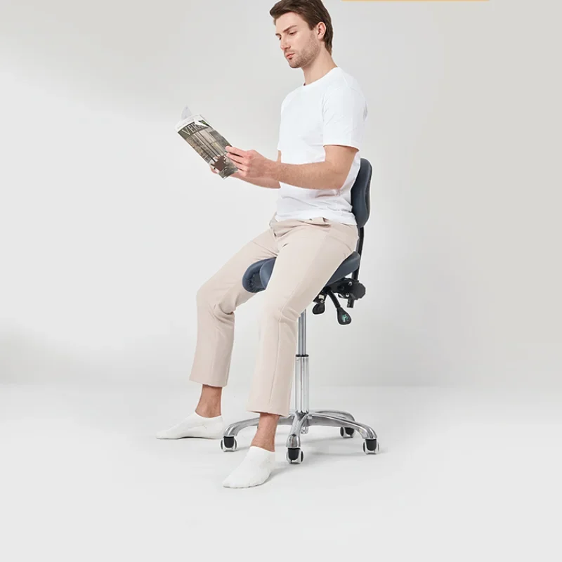 

Saddle Ergonomic Dentist Chair Computer Lifting Rotary Beauty Riding Bar Chair