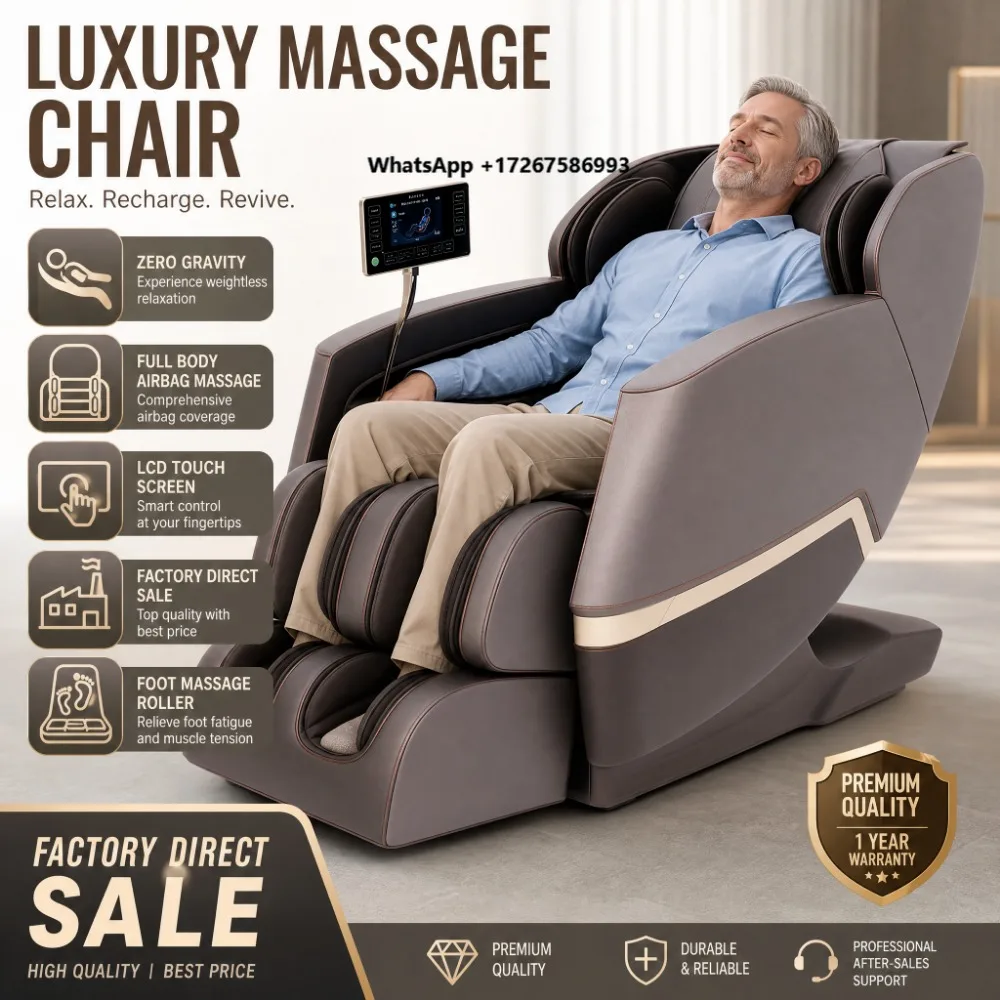 Taijixiang 2026 Best Sell 8d 5d Full Body zero Gravity Electric Pedicure Office Luxury Home Massage Chair