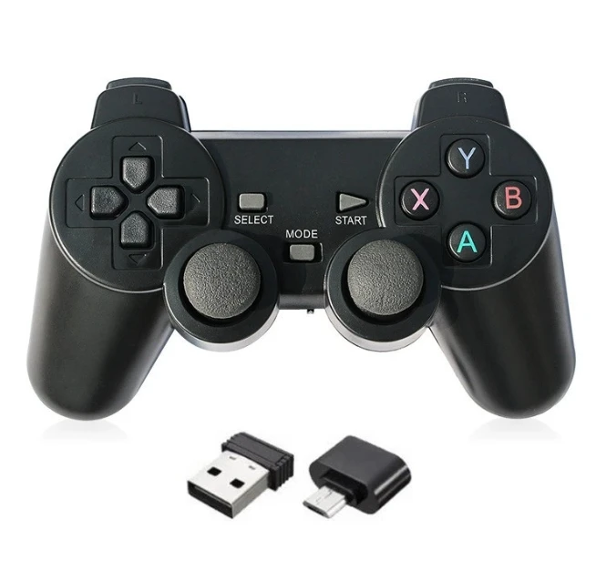 Pc Android Tv Box Applicable Products Gamepad for 2024 Wireless Gaming Controller No Vibration Usb Receiver Gamepad