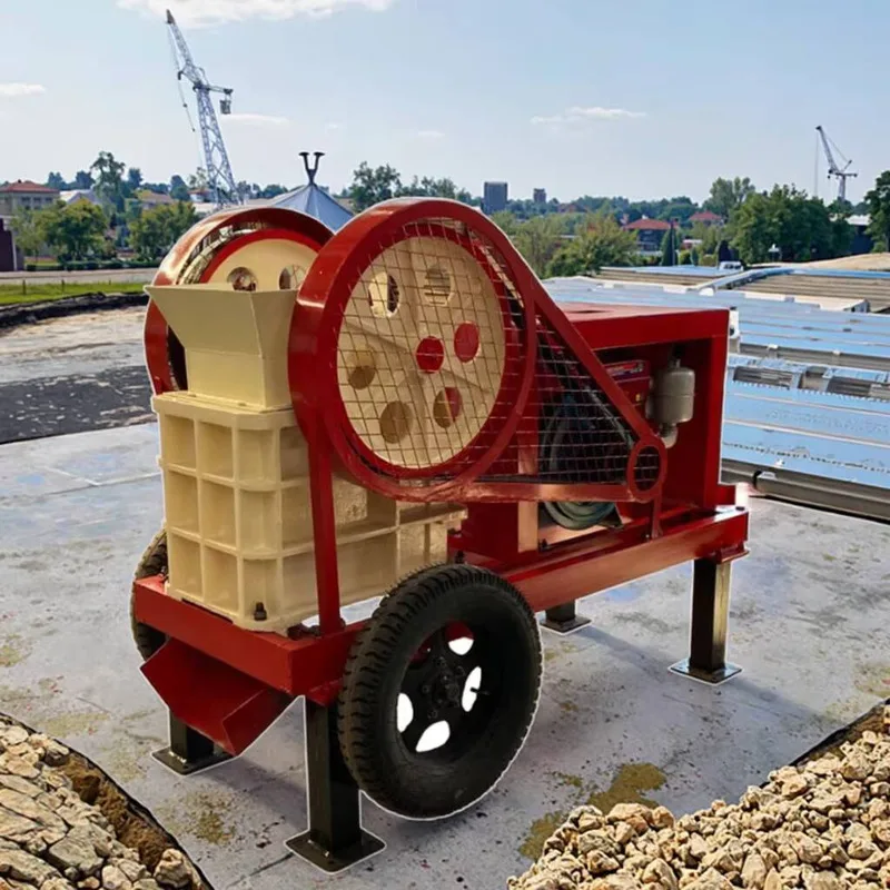 

Jaw Pe 200X300 250X400 400X600 Rock Crusher With Motor Diesel Engine For Sale