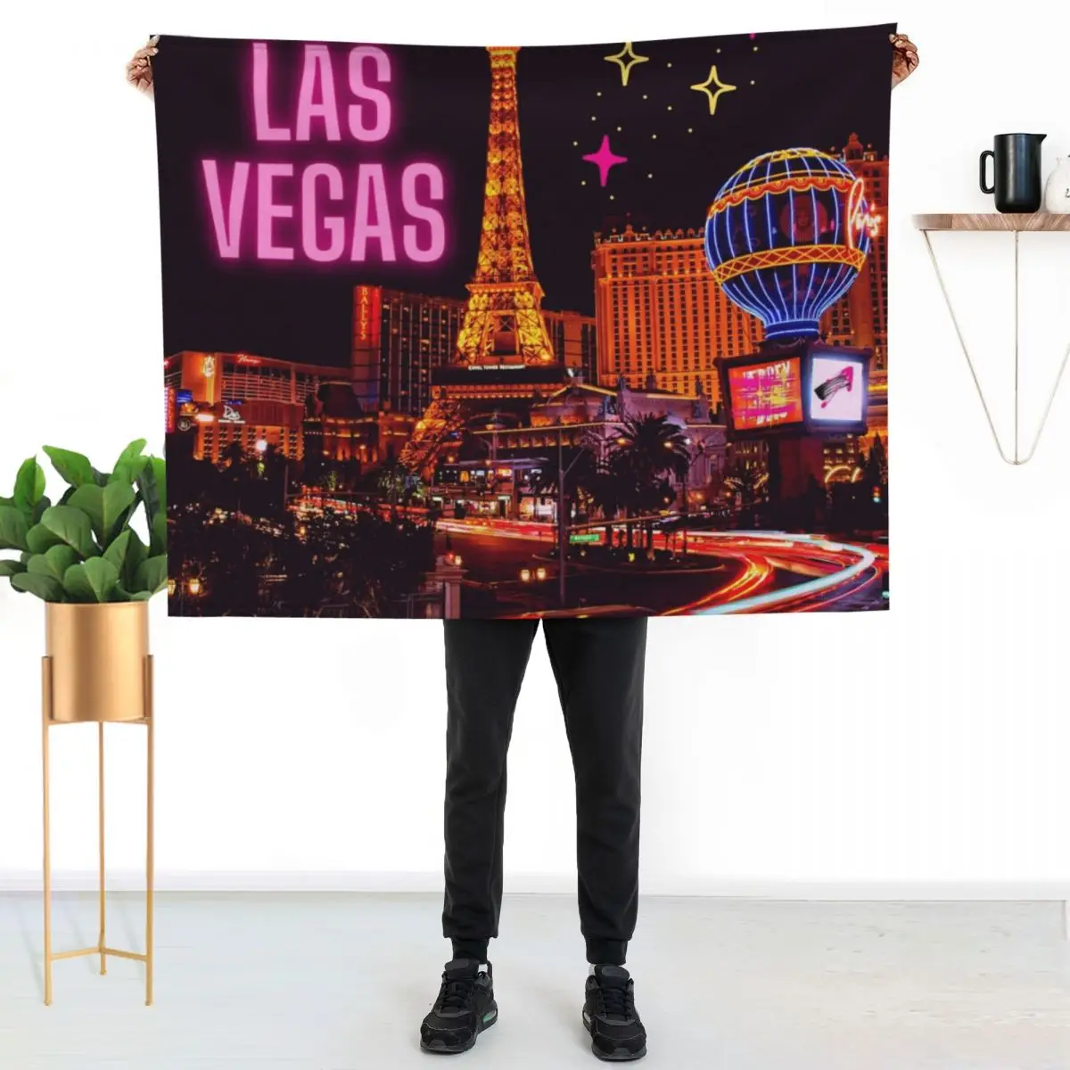 I LOVE LAS VEGAS Throw Blanket Soft Furrys Blankets For Sofas Beautifuls Beach Loose Blankets