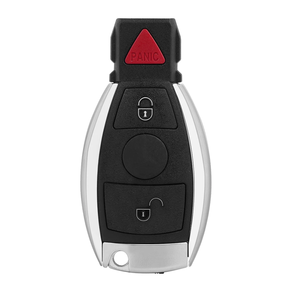 XNRKEY 2/3/4 Button NEC Smart Remote Car Key Shell for Mercedes Benz C E R S CL GL SL CLK SLK Remote Key Shell