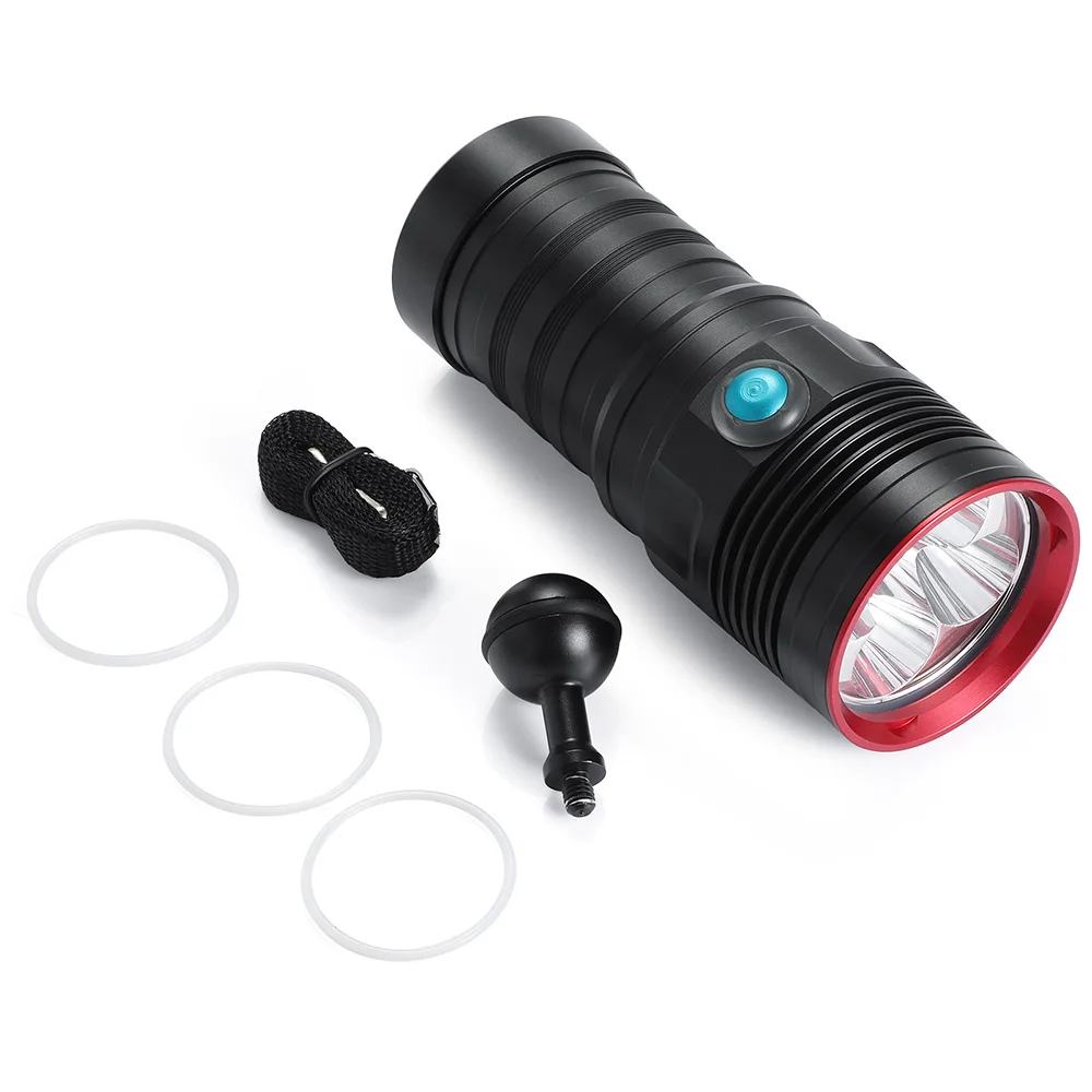 New High Quality Diving Flashlight 5000 Lumen L2 Underwater 100M Professional Diver Deep Sea Fill Light Hunting Lamp