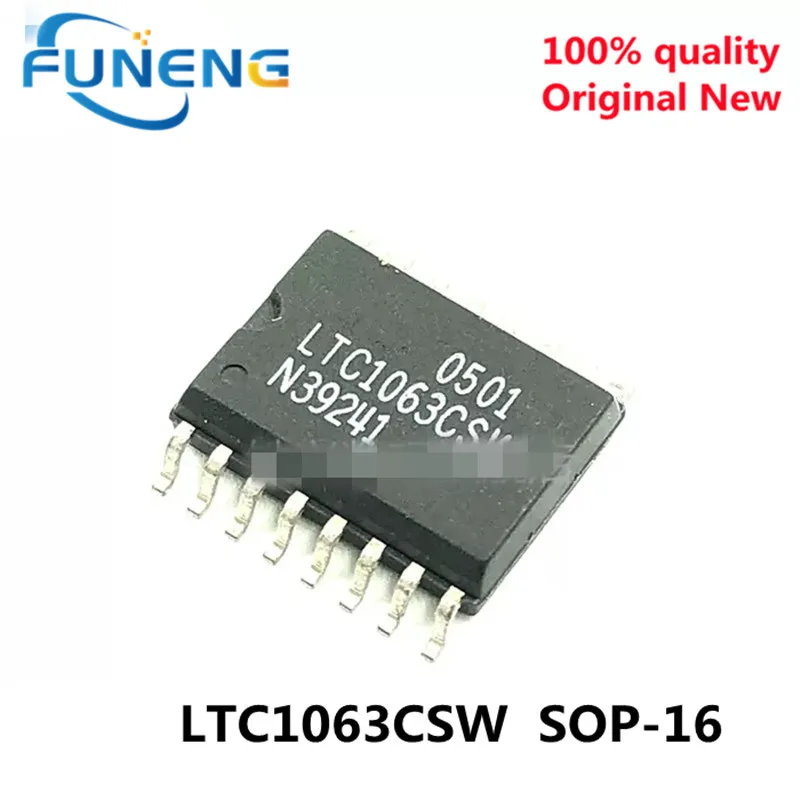 

5PCS LTC1063 LTC1063CSW low-pass monolithic filter IC SOP16 large amount of the price in stock 100% new and original