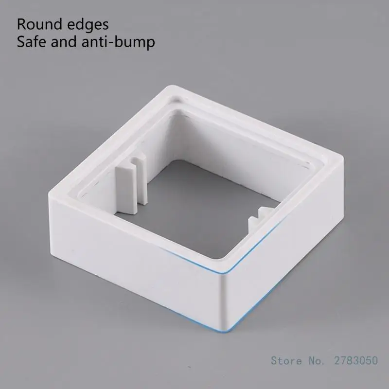 Single Light Switches Surround Square Spacer for Mounting Box Height Adjustment