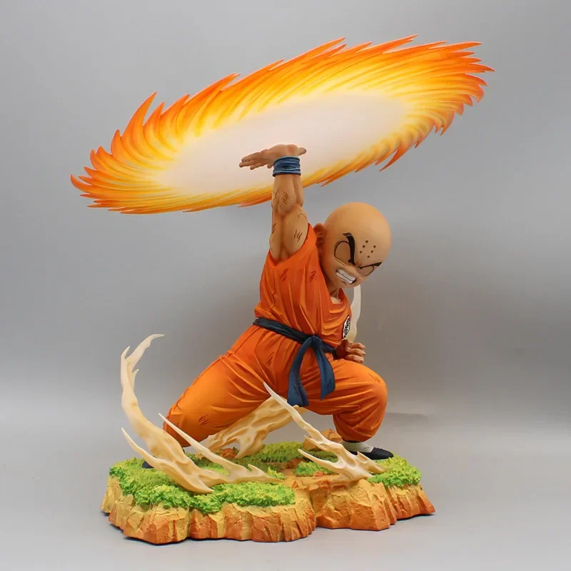 Anime Dragon Ball Figure CS Krillin Action Figure Qi Yuan Chop Figurine 25cm PVC Kuririn Collection Model Toys Doll Gifts