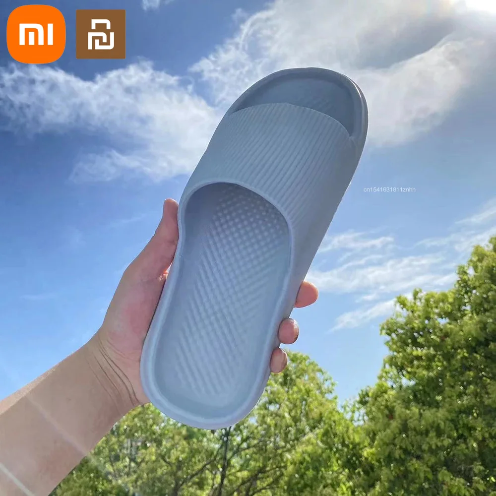 Xiaomi Youpin แฟชั่นบ้านชายรองเท้าแตะลื่นผู้หญิงรองเท้าแตะนุ่ม EVA ในร่มแบบสบายๆรองเท้าแตะห้องน้ำ bath Flip-Flops