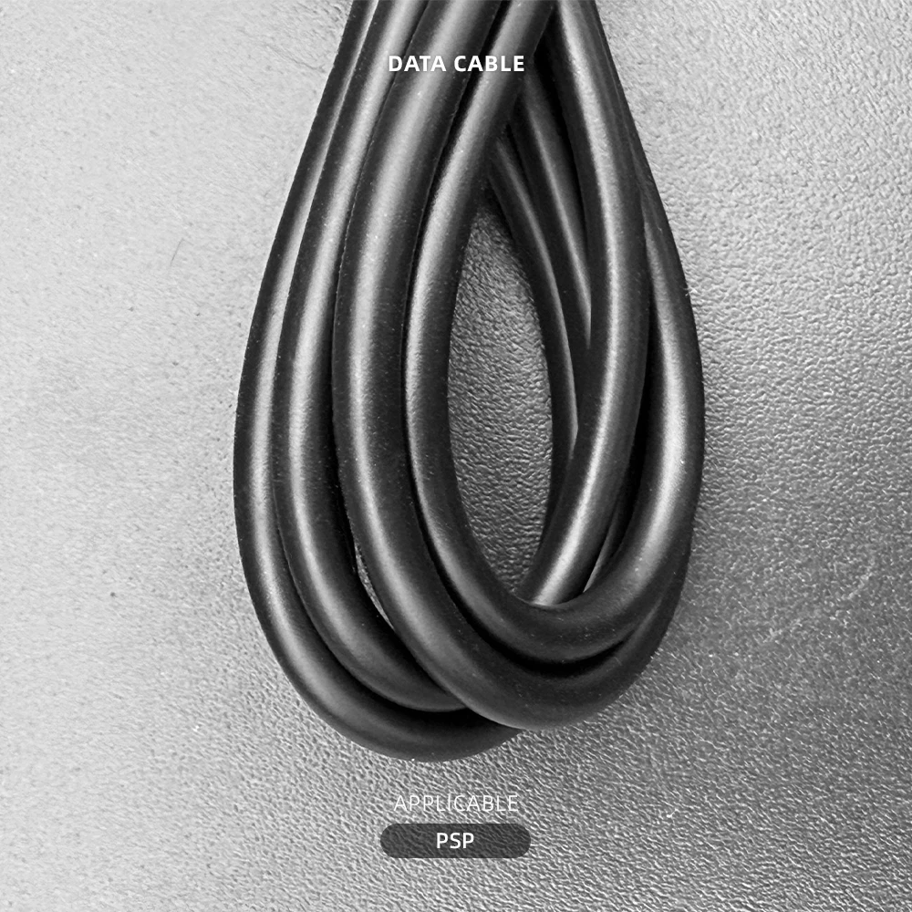 cabo de carregamento de cabo de data usb 2 em 1 adequado para psp 1000 2000 3000 conector de acessorias de jogos