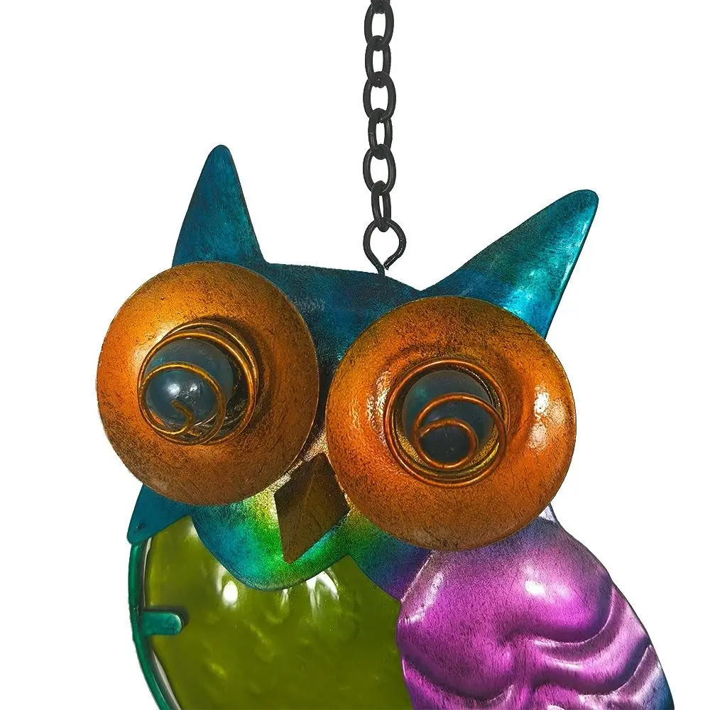 Gifts Retro Owl Wind Chimes Iron Animal Garden Accessories Animal Crafts Wind Chimes Garden Metal Wind Chimes Owl Pendants