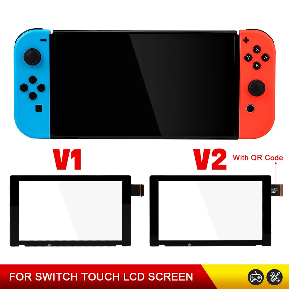 Switch ディスプレイ Replacement Old Version / V1 Display Digitizer ,With Code / V2