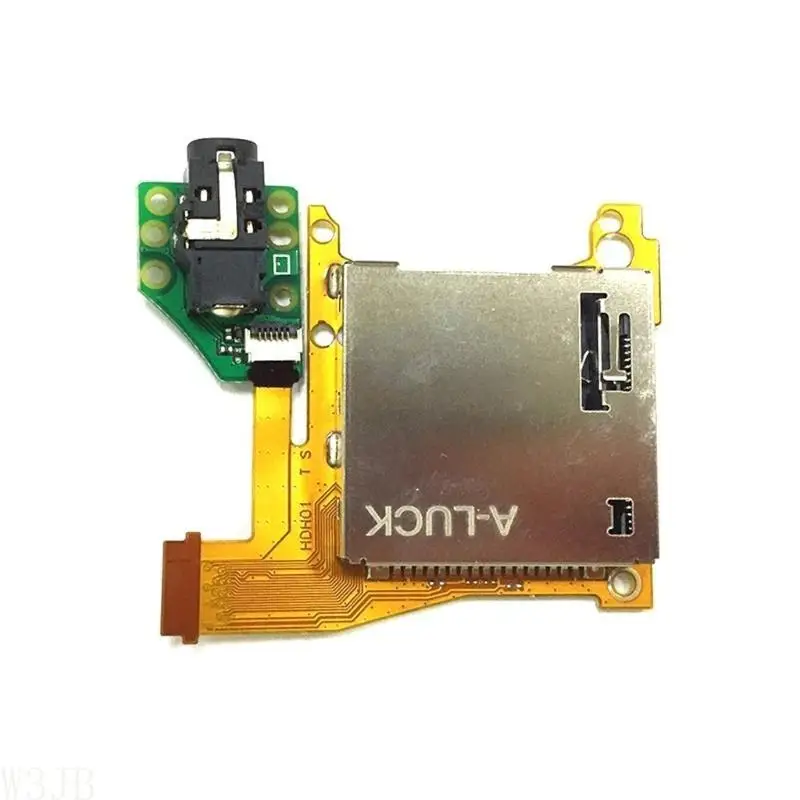 W3JB Ersatz-Kopfhörer-Audio-Buchsenplatine/Spielkarten-Slot-Leser für NS SwitchLite – Detail 3