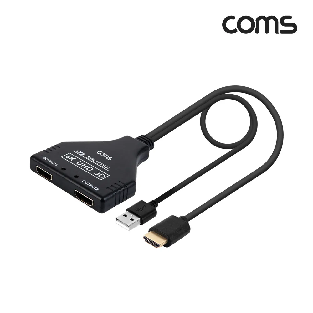 Coms IF852 HDMI distribution 2:1 4K 30Hz UHD 1080P 60Hz FHD