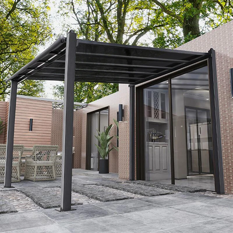 Outdoor sunshade,outdoor rain shed, aluminum alloy assembly, parking shed, terrace, villa, sunlight shed, courtyard, pavilion