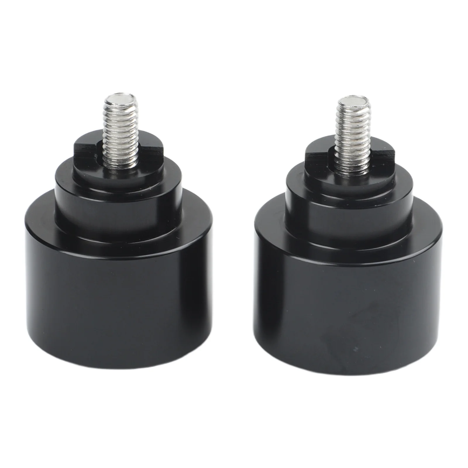 

Motorcycle Repair Black Silver Handle Bar Cap End Motorcycle Handlebar Grips Set CBR 600RR Grips Easy Installation