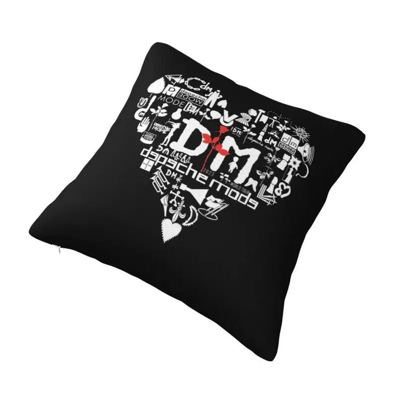 Custom Depeche Cool Mode Electronic Rock Modern Pillow Cover Cushions Cover for Sofa