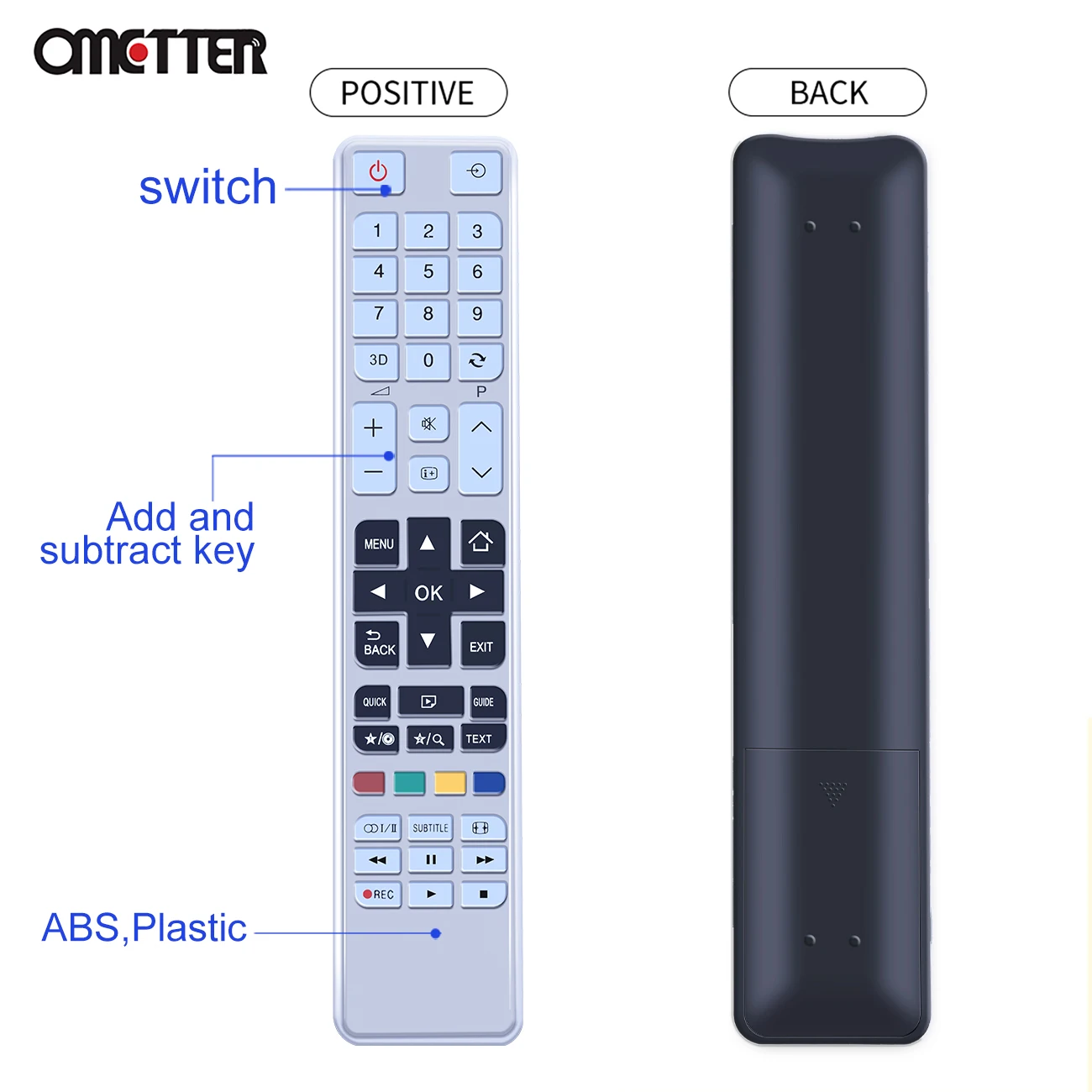 NEUE CT-8040 Für Toshiba 3D TV Fernbedienung 24D3434DB 32D3454DB 48L5455R 48L5441DG