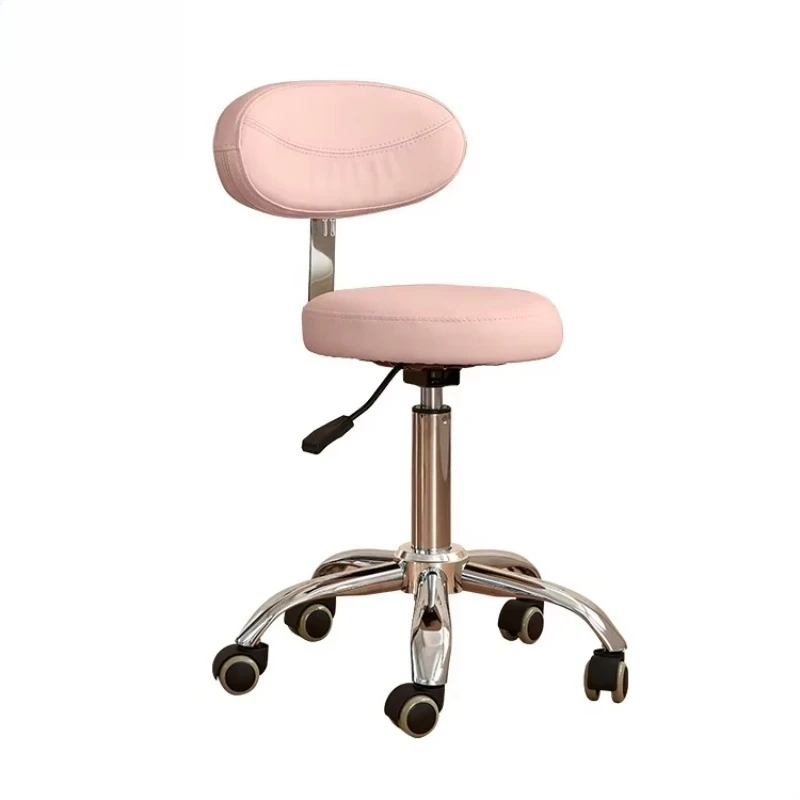 

Hair Beauty Salon Furniture Height Adjustable Technician Stool Chair Movable Tools Chair
