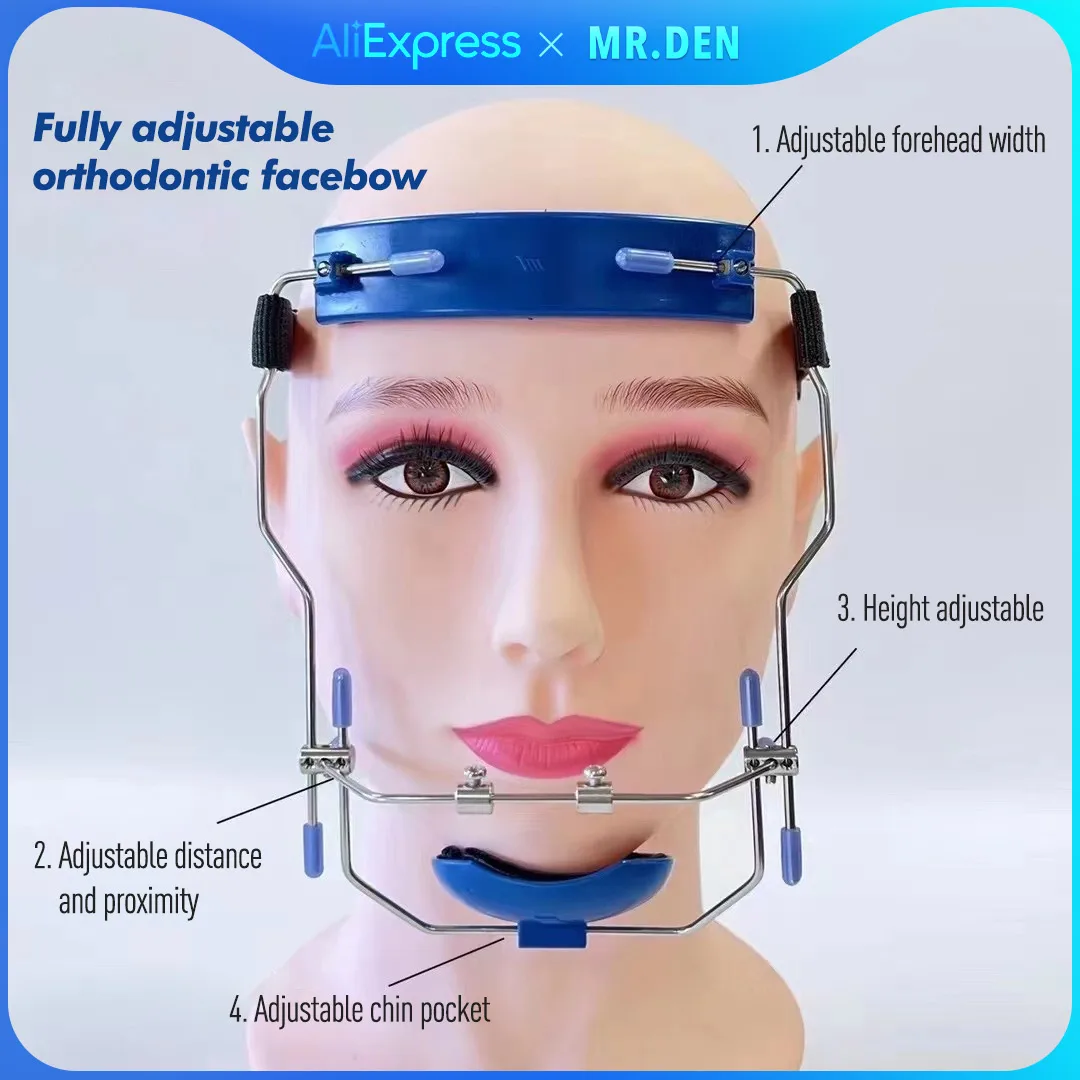 Adjustable Face Bow Orthodontic Anterior Traction Device Orthodontic Face Mask Upper and Lower Fully Adjustable Jaw