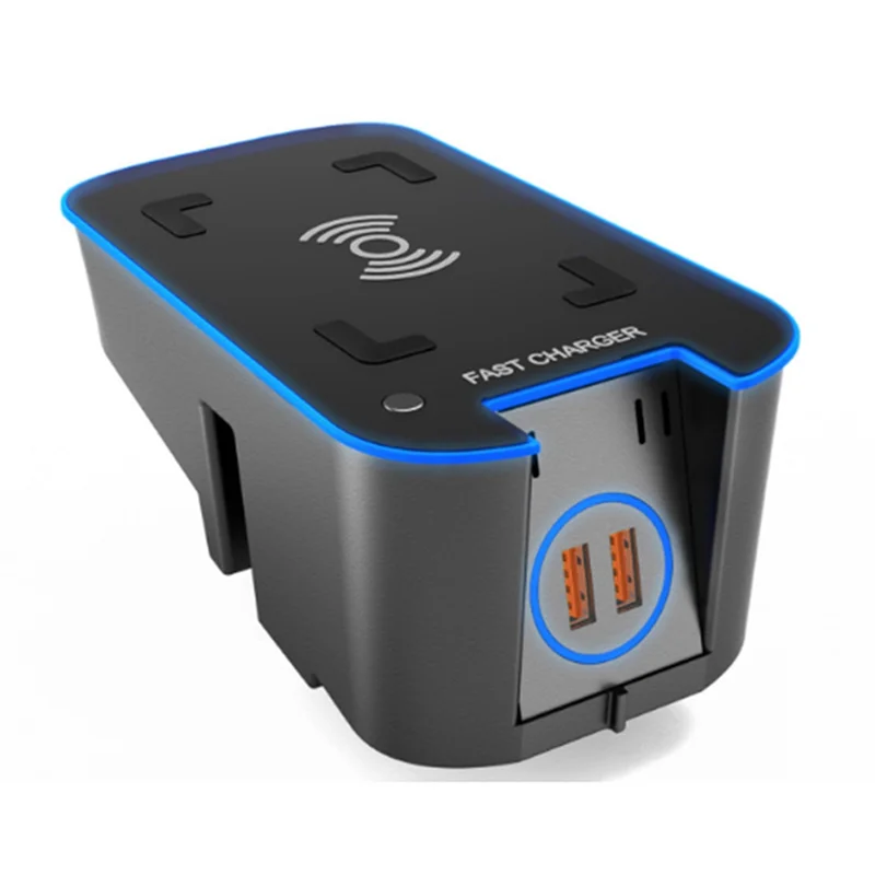 

Modified Wireless Charger Smart Phone Holde For Volvo XC90 S90 XC60 S60 2015-2020 Induction Wireless Fast Charging-A77Z