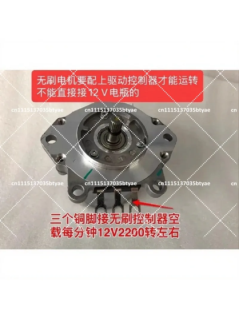 12V 600W High Torque Brushless DC Servo Motor for DIY Power Vehicle, Boat Propeller
