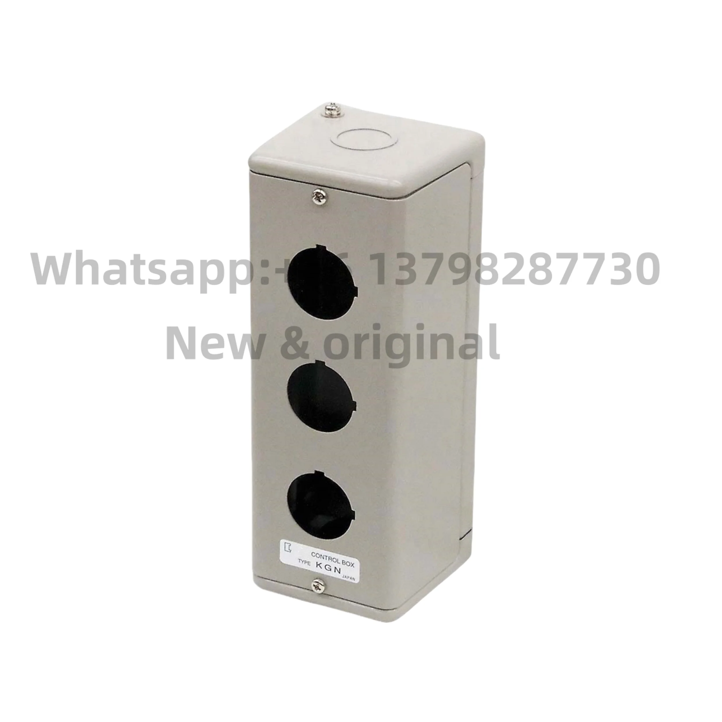 New original Control box metal button box KGN311Y 3-hole 30mm