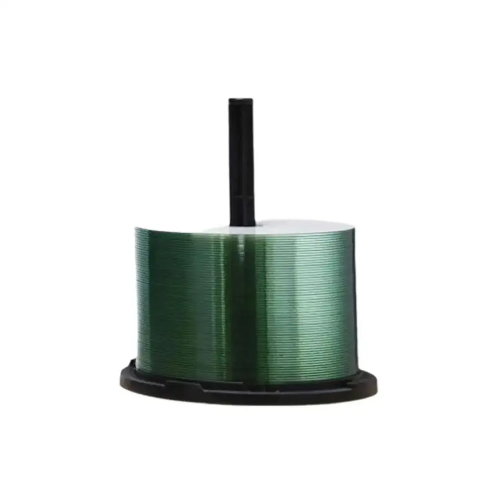 Portable Stackable CD Storage Bucket Holds 100 Discs Clear Plastic DVD Storage Bucket Space-Saving Disc Organizer Office